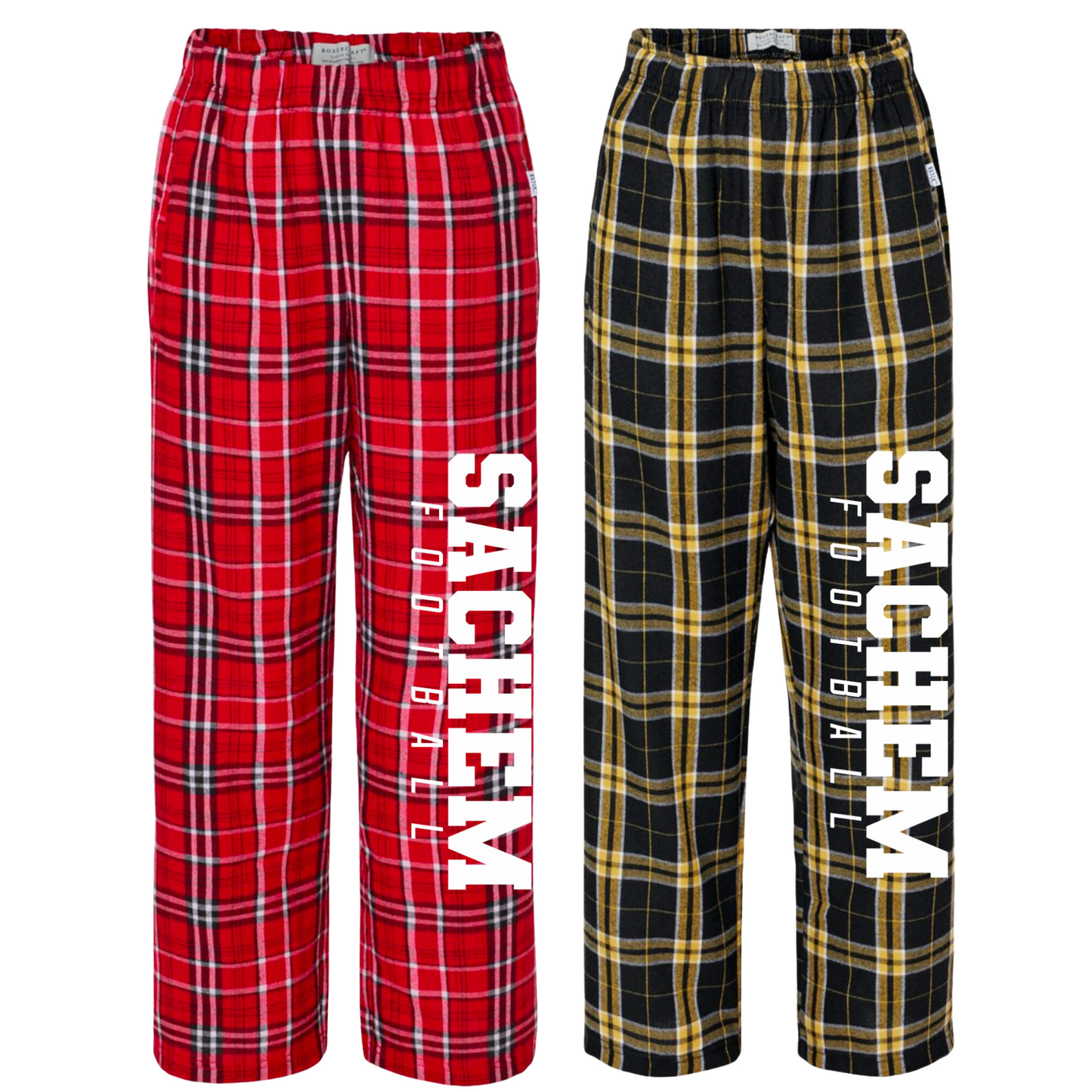 Sachem Football Flannel Pajama Pants | Sachem Apparel | LI Spirit & Sports Apparel