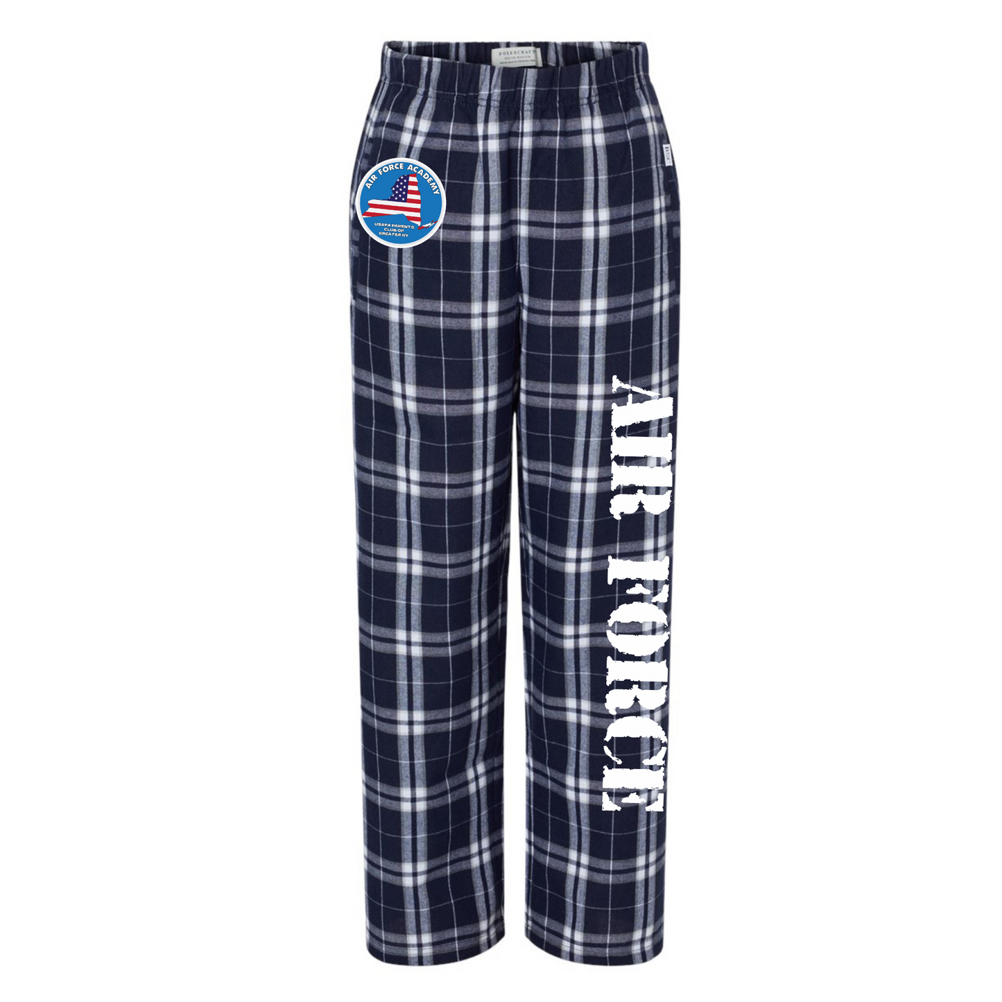 Air Force Flannel Pajama Pants | USAFA Parents Club of Greater NY Fundraiser | LI Spirit & Sports Apparel