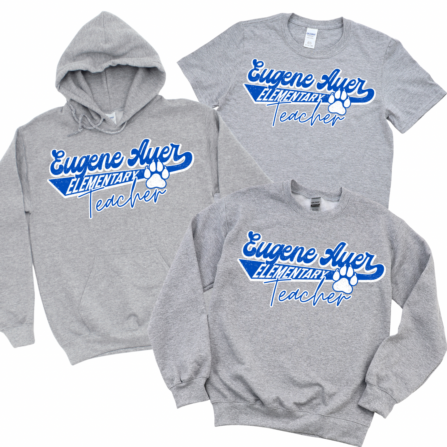 Retro Eugene Auer Teacher | Eugene Auer Spiritwear Fundraiser | LI Spirit & Sports Apparel