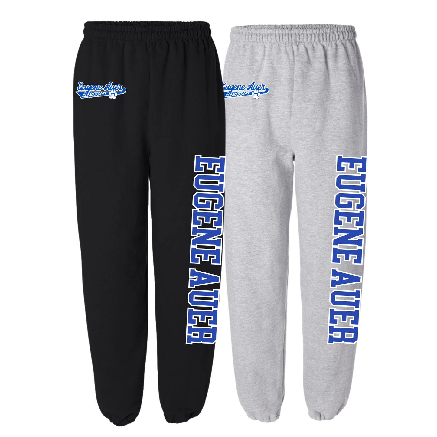 Retro Eugene Auer Sweatpants | Eugene Auer Spiritwear Fundraiser | LI Spirit & Sports Apparel