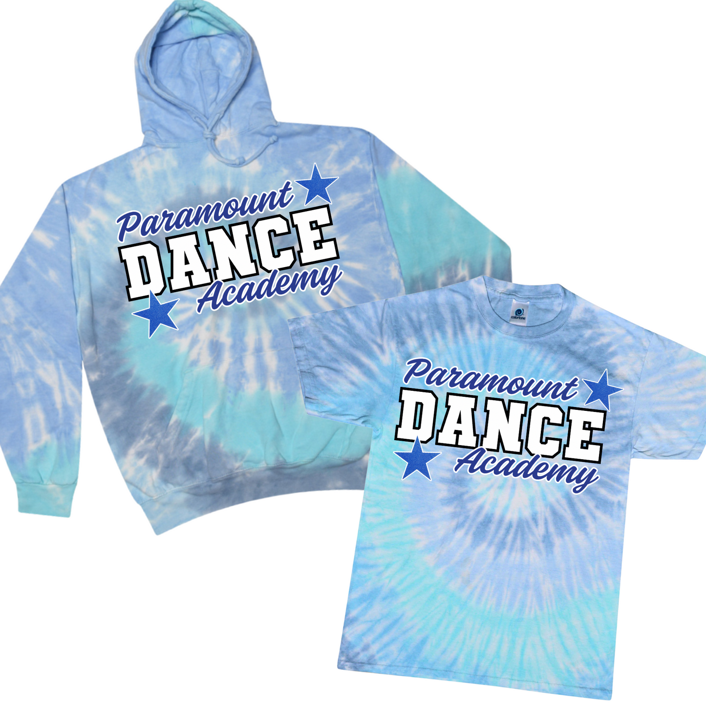 Paramount Dance Academy Stars Tie Dye | Paramount Dance Academy | LI Spirit & Sports Apparel