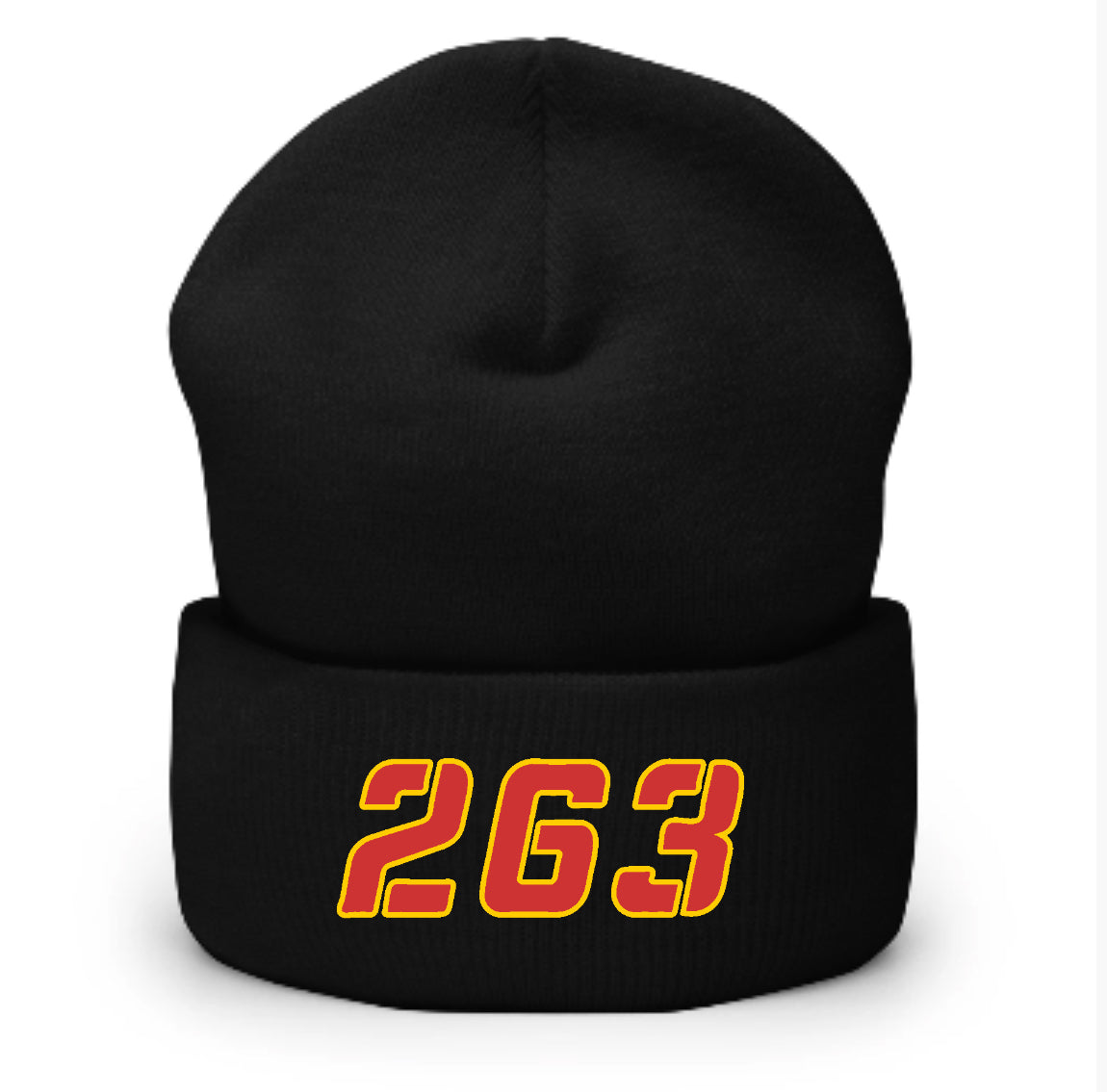 263 Cuffed Beanie | Sachem Robotics Aftershock Apparel | LI Spirit & Sports Apparel