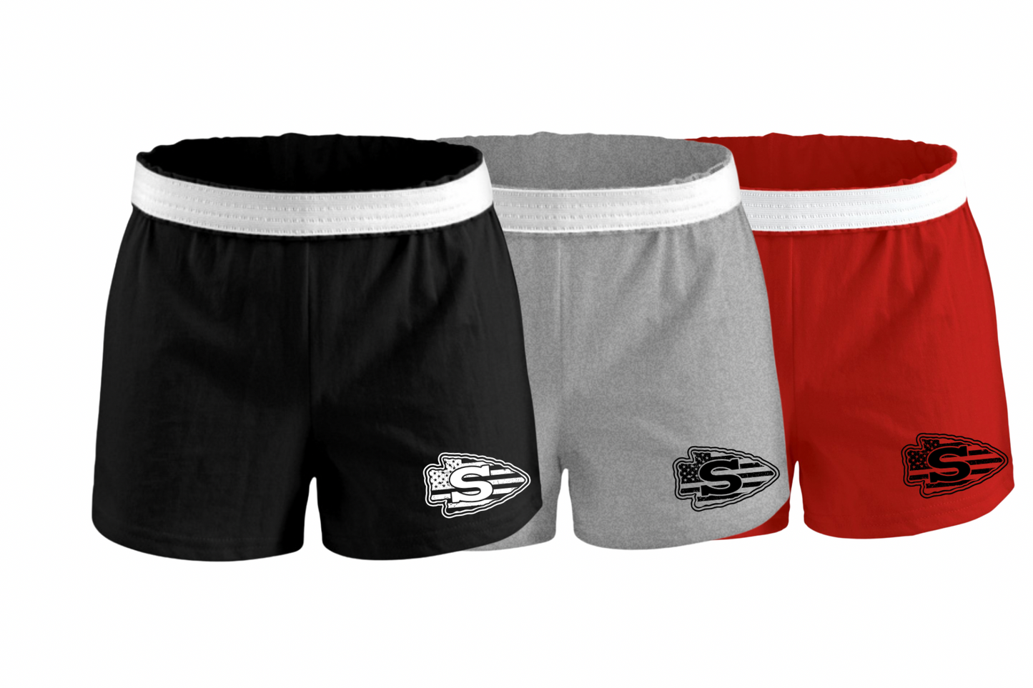Sachem Flag Arrow Girls/Womens Shorts | Lynwood Spiritwear Fundraiser | LI Spirit & Sports Apparel