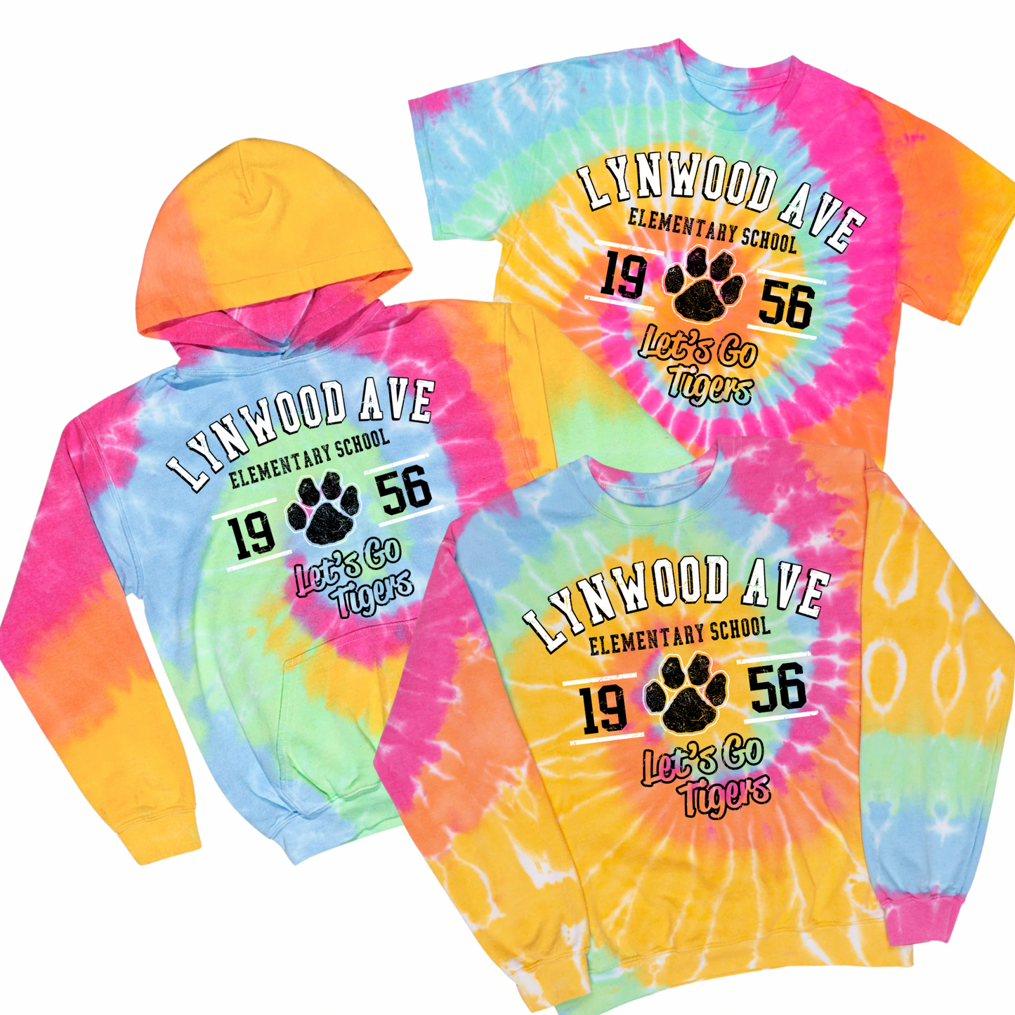 Lynwood Ave Elementary Tie Dye | Lynwood Spiritwear Fundraiser | LI Spirit & Sports Apparel