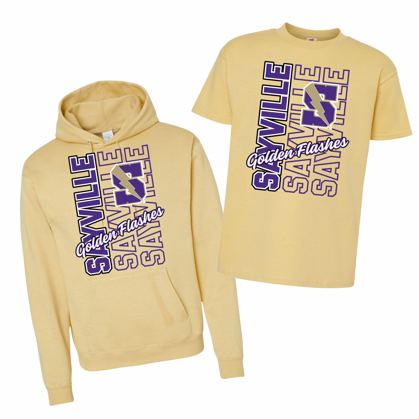 Sayville Golden Flashes | Sayville Cheer Spiritwear Fundraiser | LI Spirit & Sports Apparel