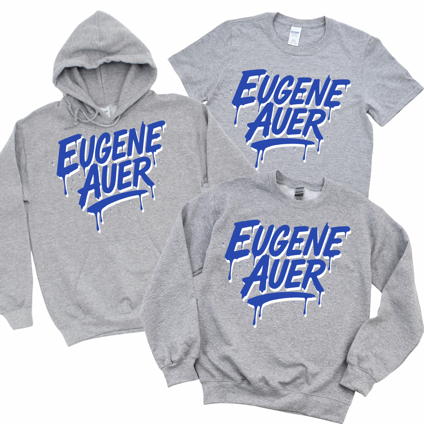 Eugene Auer Drip | Eugene Auer Spiritwear Fundraiser | LI Spirit & Sports Apparel