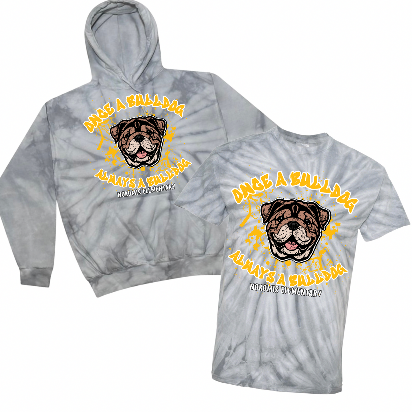 Once a Bulldog Always a Bulldog Tie Dye | Nokomis Spiritwear Fundraiser | LI Spirit & Sports Apparel