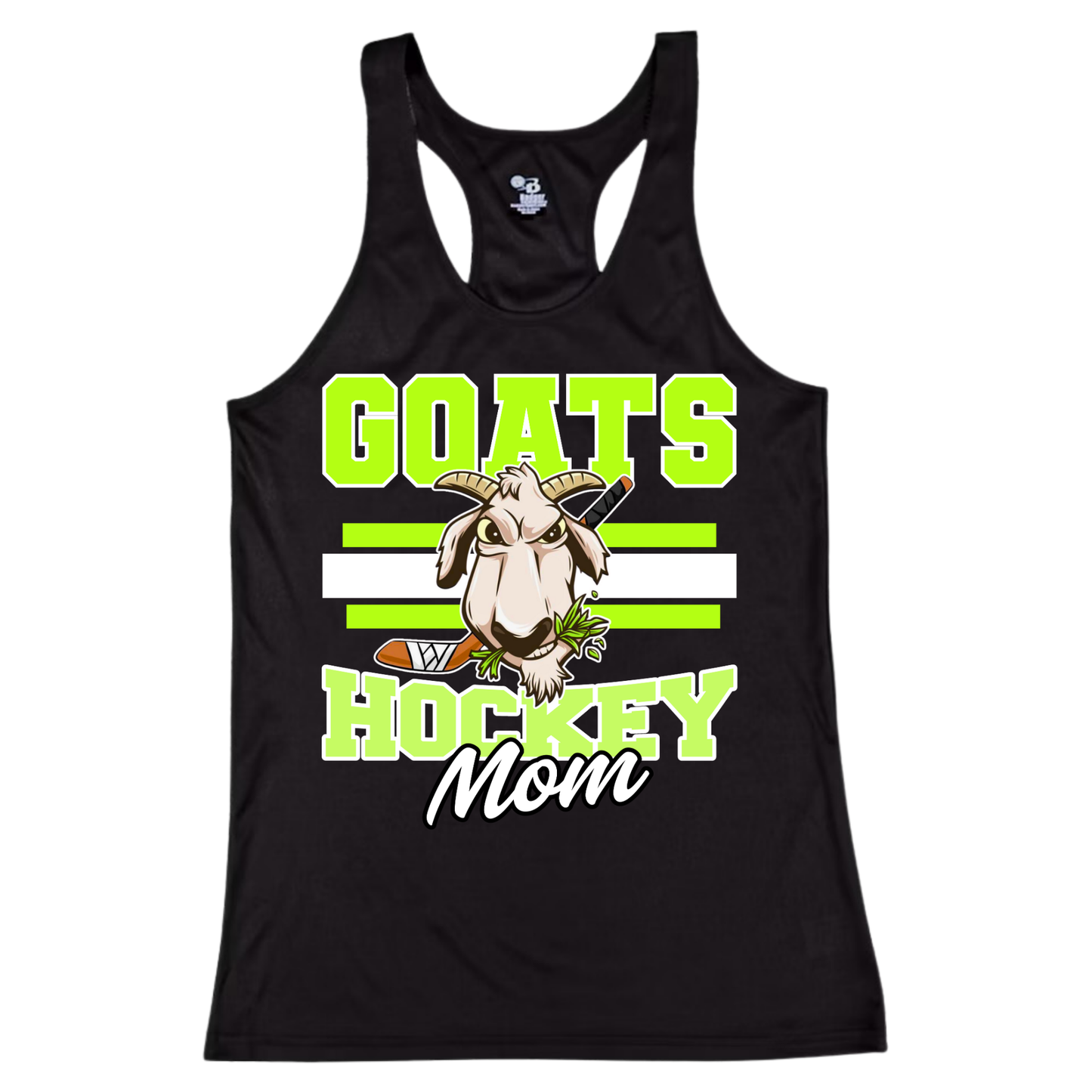 Goats Hockey Mom Womens/Girls Tank Top | Goats Hockey Spiritwear | LI Spirit & Sports Apparel