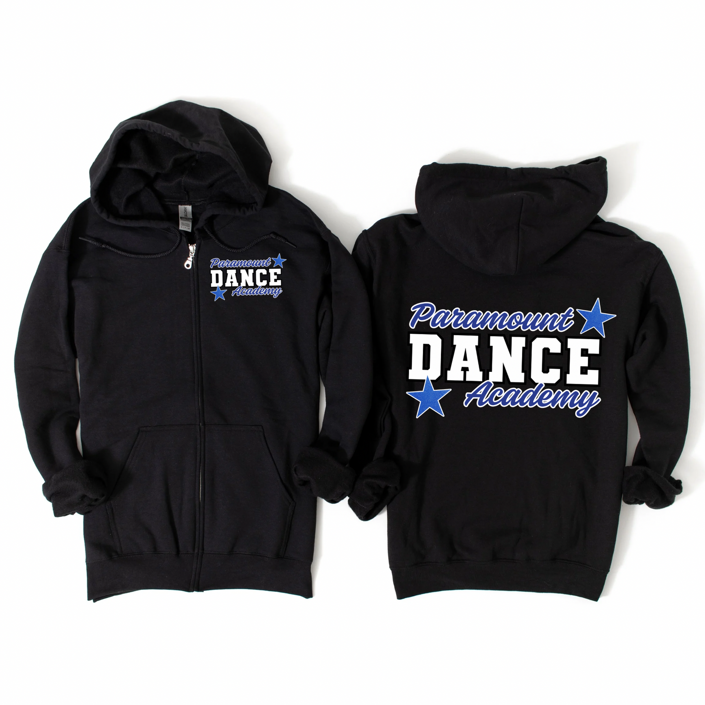 Paramount Dance Academy Stars Zip-Up Hoodie | Paramount Dance Academy | LI Spirit & Sports Apparel