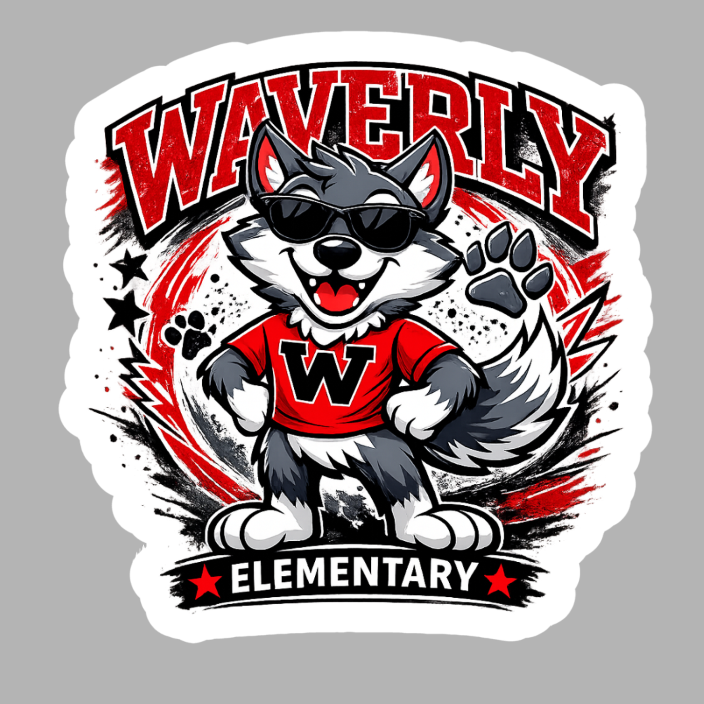 Waverly Car Magnet | Waverly Spiritwear Fundraiser | LI Spirit & Sports Apparel