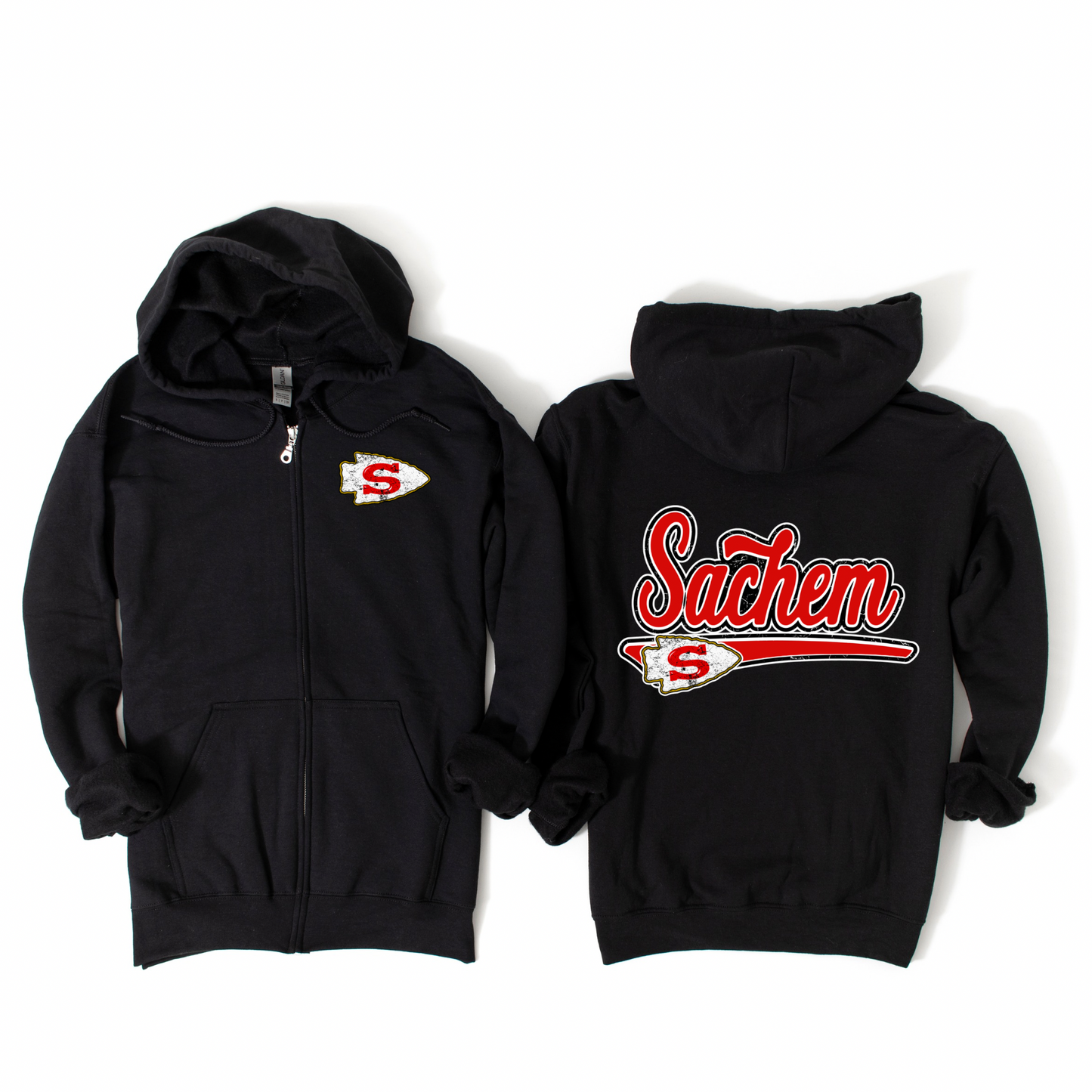 Sachem Zip-Up Hoodie | Sachem Apparel | LI Spirit & Sports Apparel