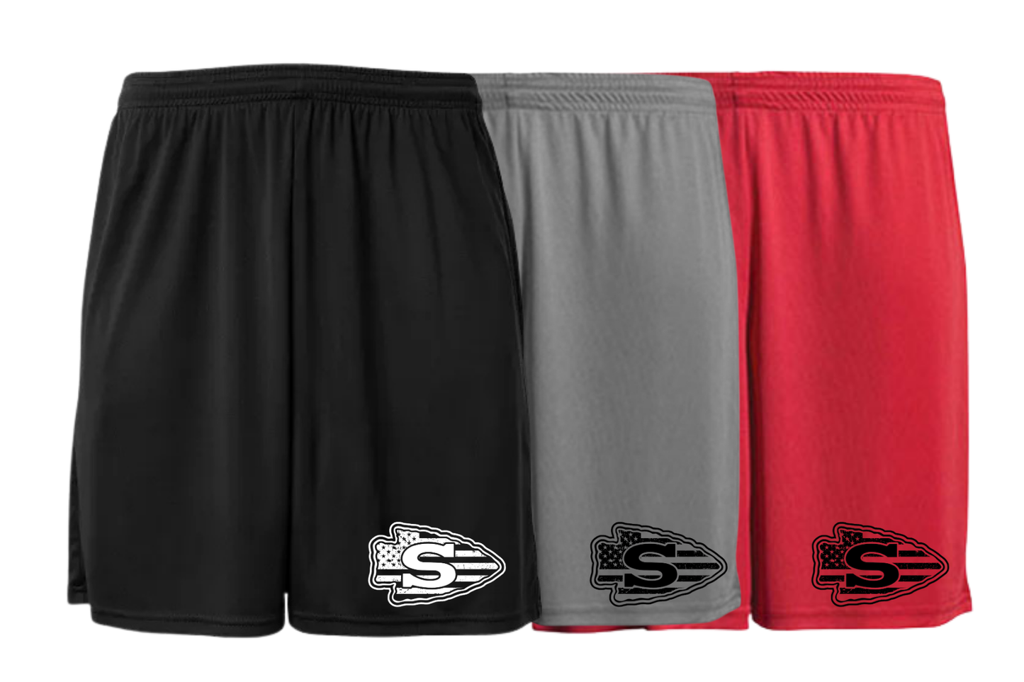 Sachem Flag Arrow Boys/Mens Shorts | Lynwood Spiritwear Fundraiser | LI Spirit & Sports Apparel