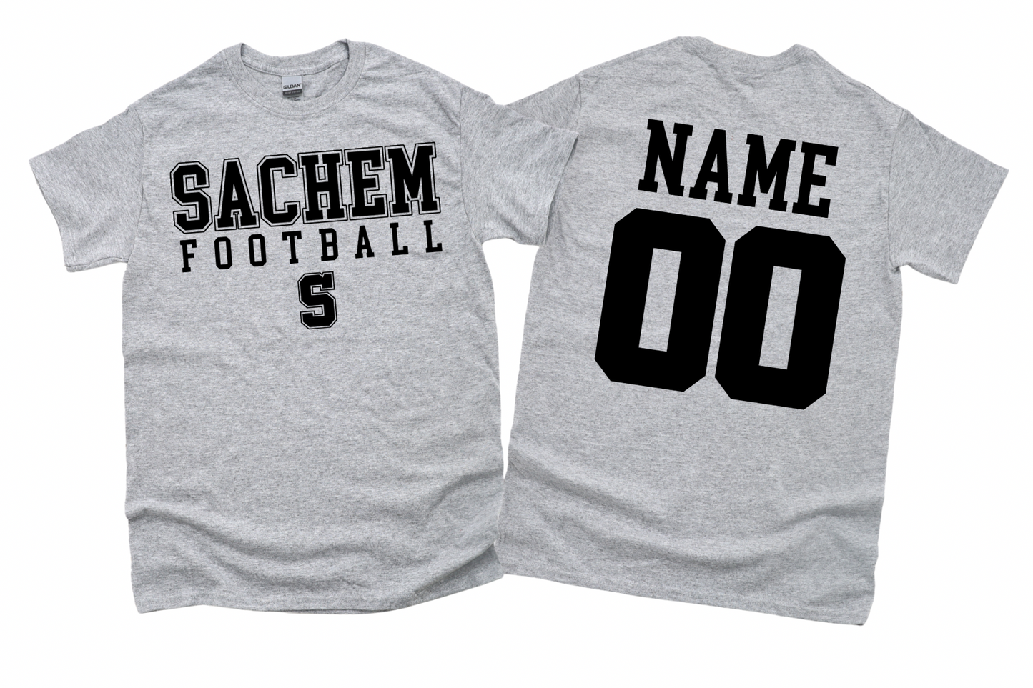 Sachem Football T-Shirt | Sachem Sports Apparel | LI Spirit & Sports Apparel