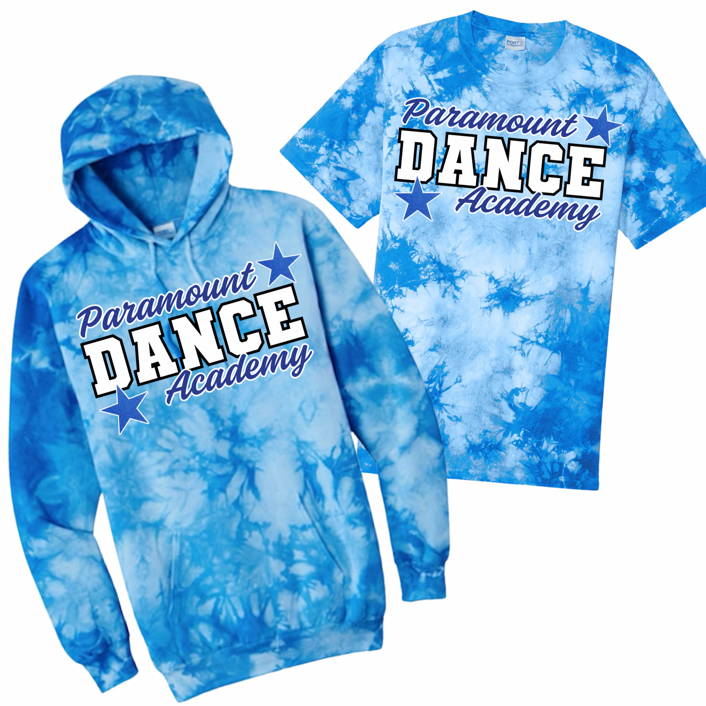 Paramount Dance Academy Stars Tie Dye | Paramount Dance Academy | LI Spirit & Sports Apparel