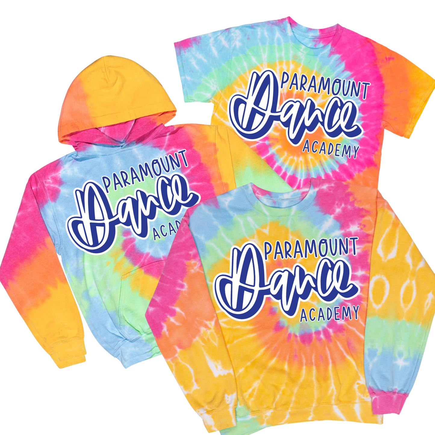 Paramount Dance Academy Tie Dye | Paramount Dance Academy | LI Spirit & Sports Apparel
