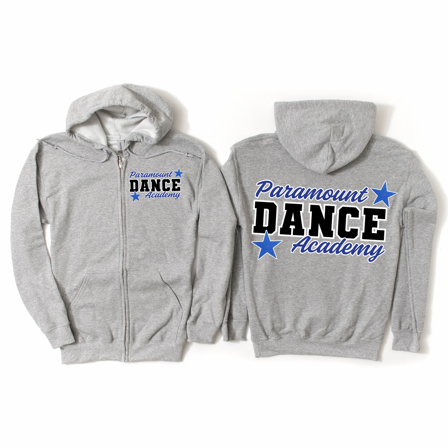 Paramount Dance Academy Stars Zip-Up Hoodie | Paramount Dance Academy | LI Spirit & Sports Apparel