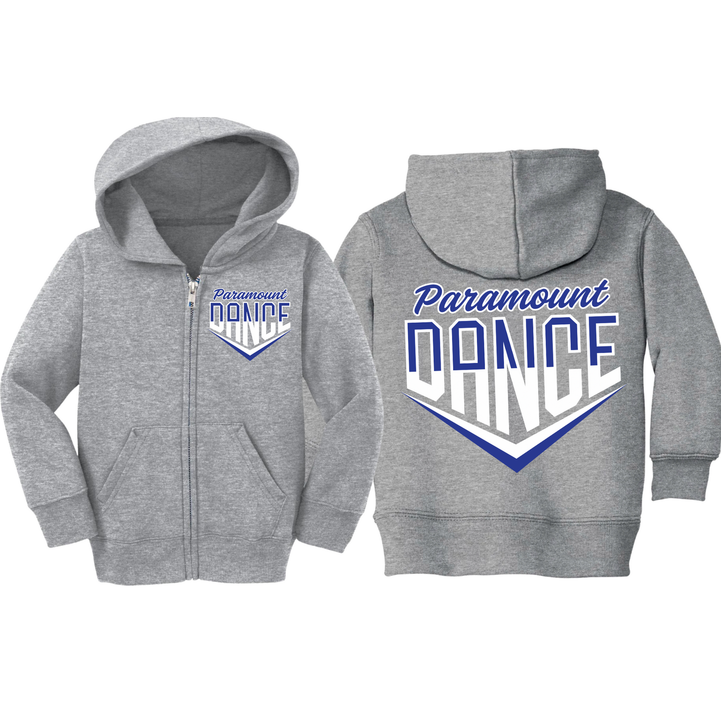 Toddler Paramount Dance Zip-Up Hoodie | Paramount Dance Academy | LI Spirit & Sports Apparel