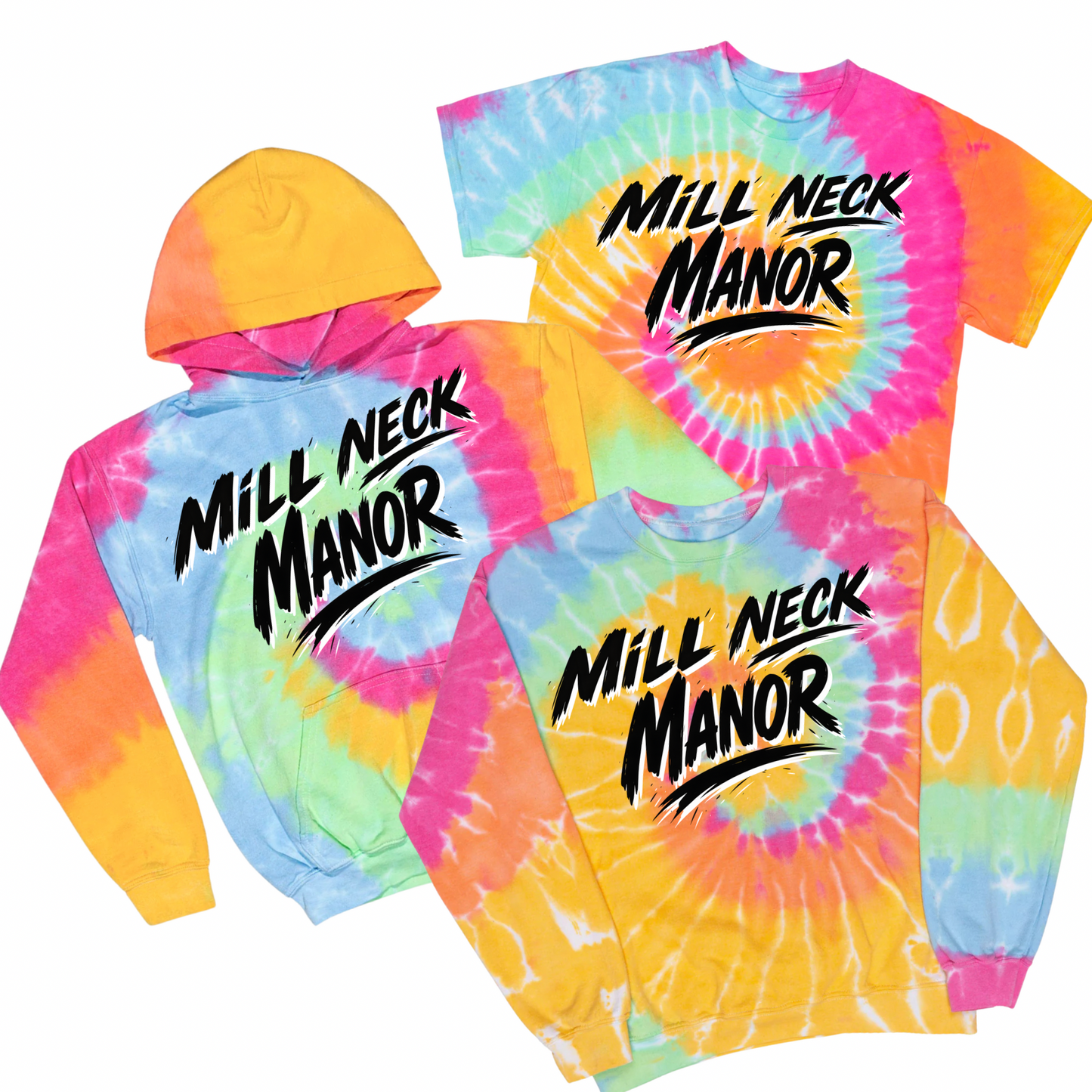 Mill Neck Manor Drip Tie Dye | MNM School for the Deaf Spiritwear Fundraiser | LI Spirit & Sports Apparel
