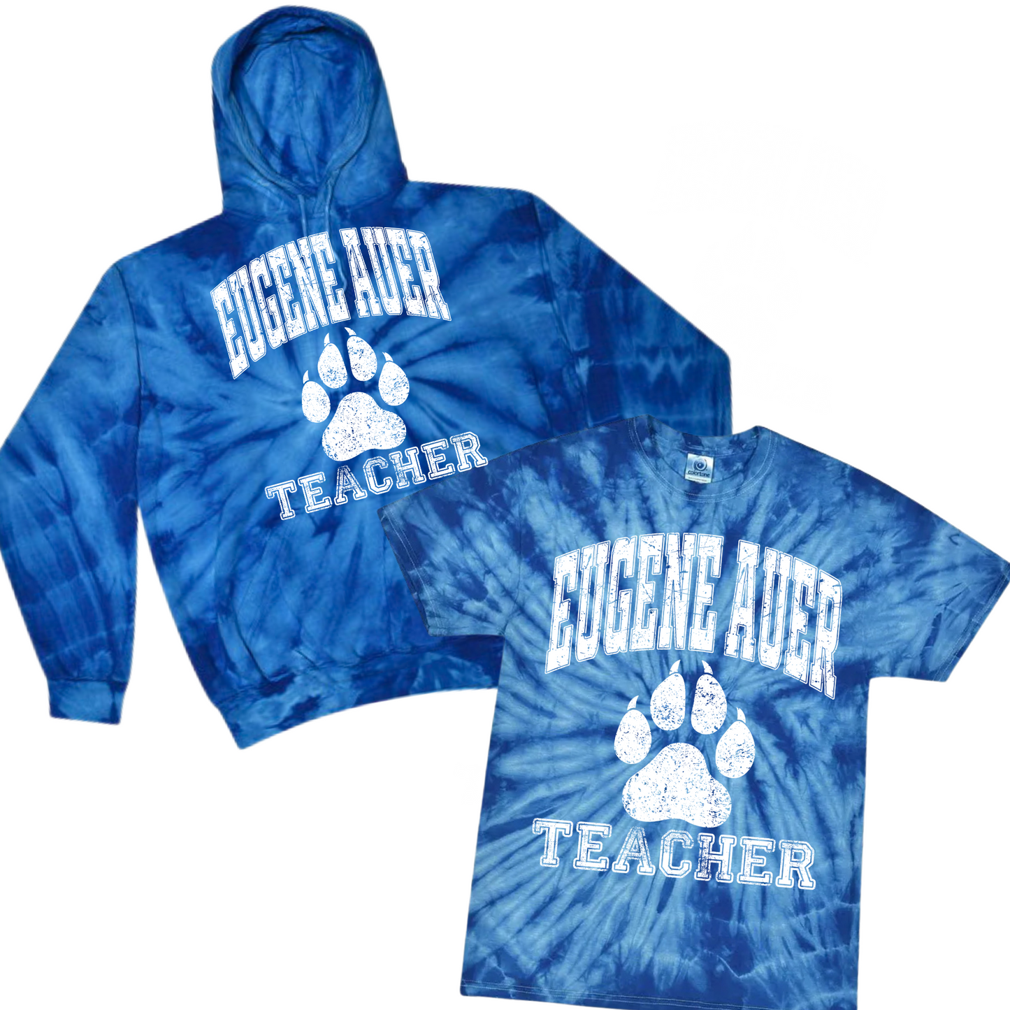 Varsity Eugene Auer Teacher Paw Print | Eugene Auer Spiritwear Fundraiser | LI Spirit & Sports Apparel