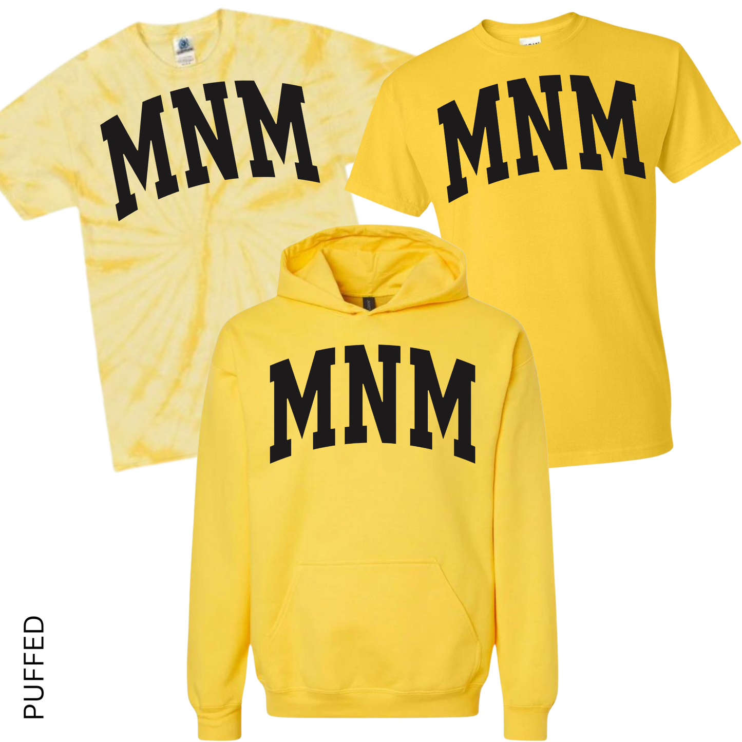 Puffed Varsity MNM | MNM School for the Deaf Spiritwear Fundraiser | LI Spirit & Sports Apparel
