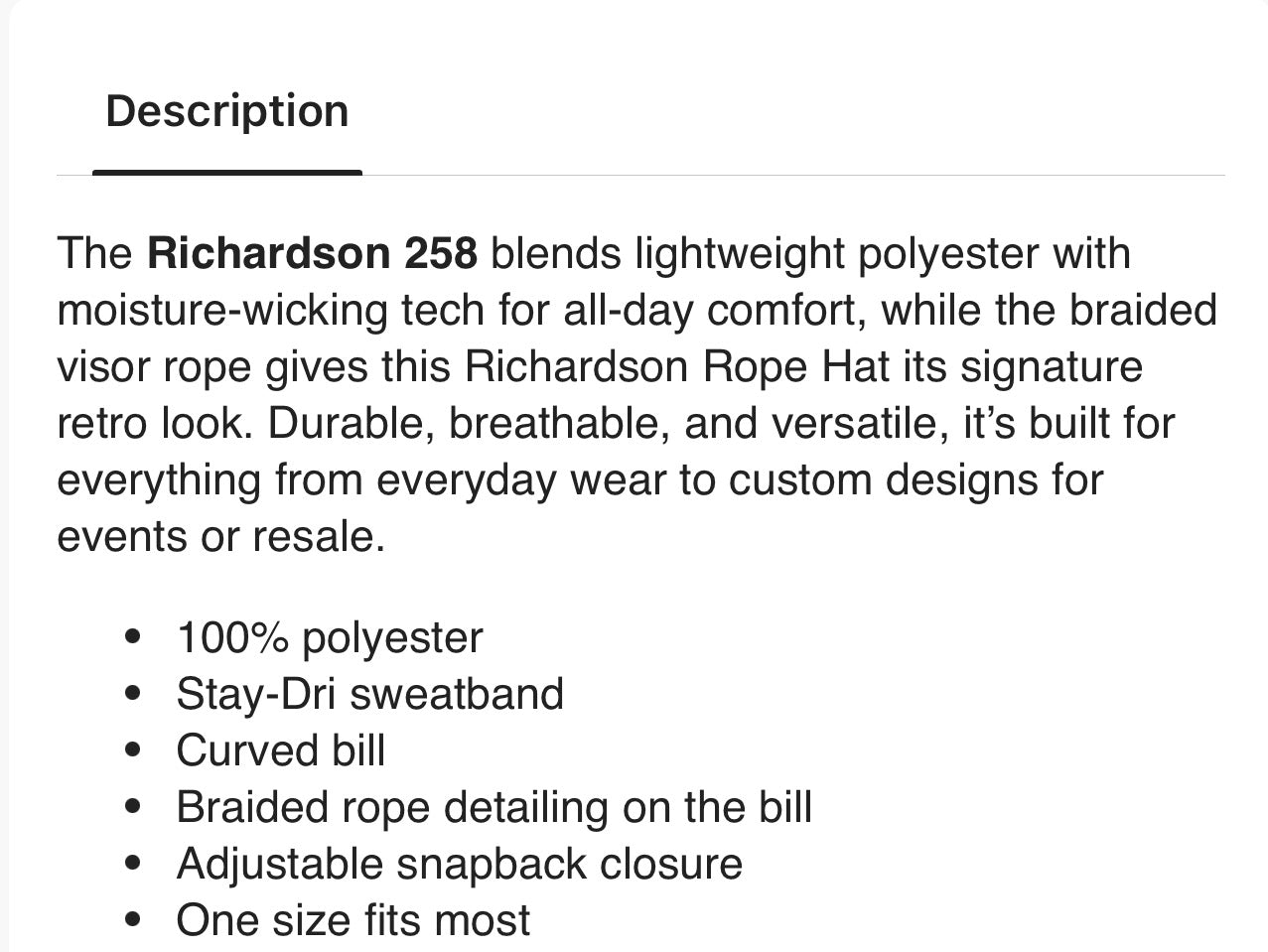 CI Baseball Diamond Crest Rope Hat | CI Baseball Spiritwear Fundraiser | LI Spirit & Sports Apparel