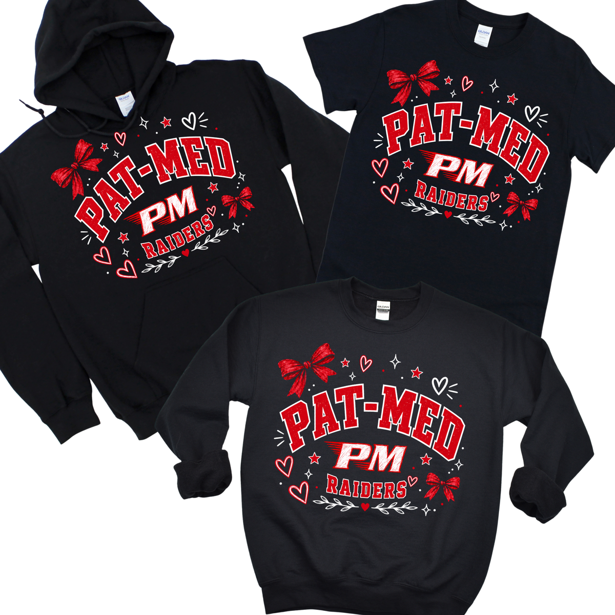 Pat-Med Sweetheart - Black | Canaan Spiritwear Fundraiser | LI Spirit & Sports Apparel
