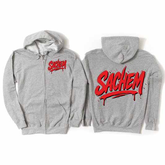 Drip Sachem Zip-Up Hoodie | Lynwood Spiritwear Fundraiser | LI Spirit & Sports Apparel