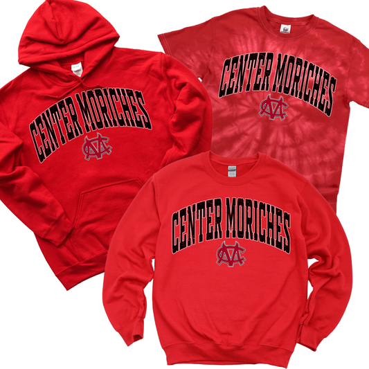 Varsity Center Moriches - Red | Center Moriches HS Spiritwear Fundraiser | LI Spirit & Sports Apparel