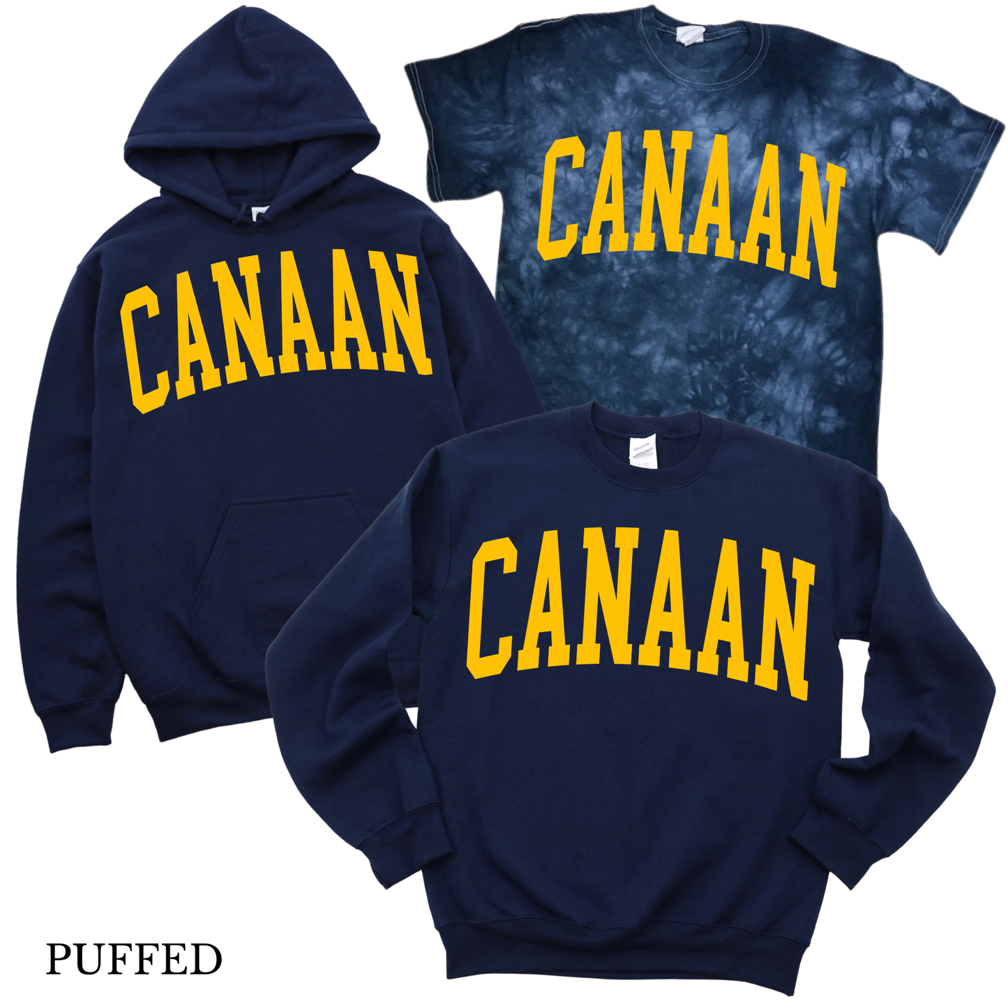 Puffed Varsity Canaan - Navy | Canaan Spiritwear Fundraiser | LI Spirit & Sports Apparel