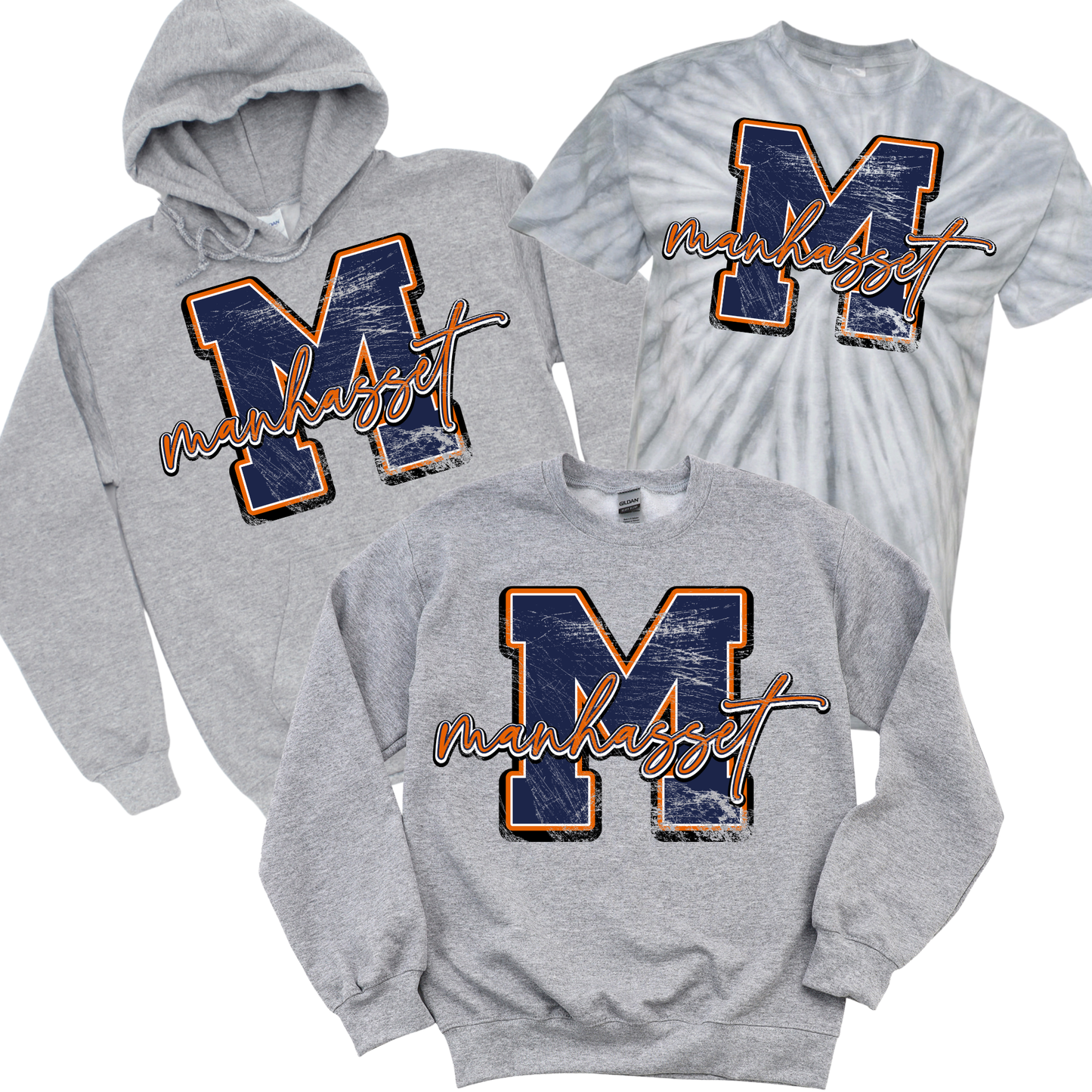 Manhasset Heritage M - Athletic Gray | Munsey Park Spiritwear Fundraiser | LI Spirit & Sports Apparel