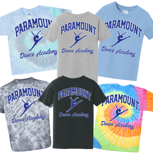 Toddler Paramount Dance Academy Dancer Tie Dye T-Shirt | Paramount Dance Academy | LI Spirit & Sports Apparel