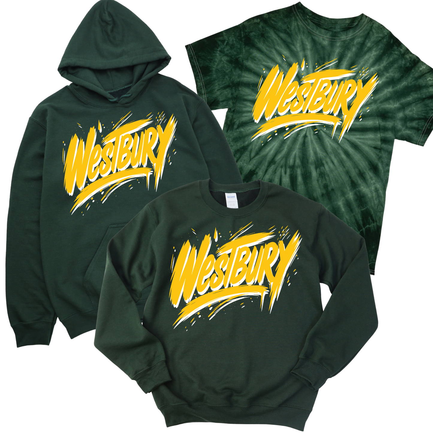 Westbury Drip - Forest Green | Park Avenue Spiritwear Fundraiser | LI Spirit & Sports Apparel