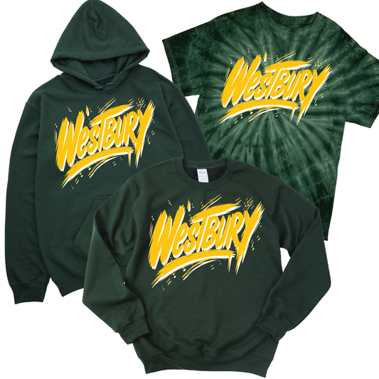 Westbury Drip - Forest Green | Dryden Elementary Spiritwear Fundraiser | LI Spirit & Sports Apparel
