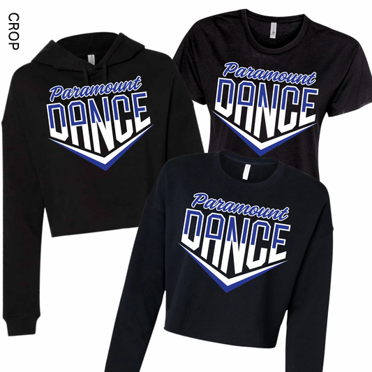 Paramount Dance Cropped [Adult Sizes Only] | Paramount Dance Academy | LI Spirit & Sports Apparel