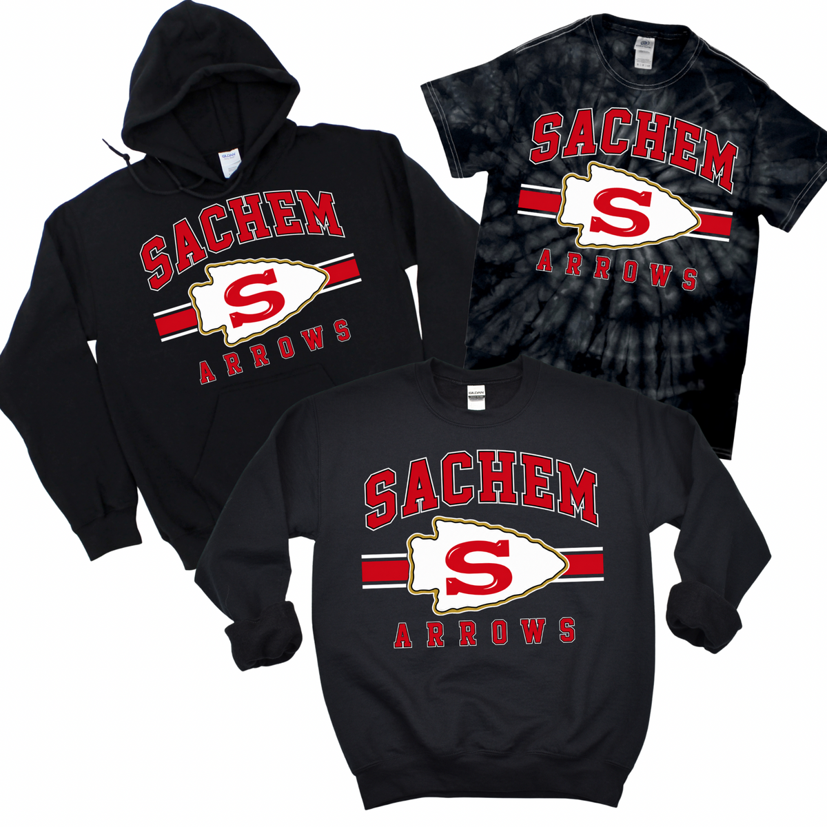 Sachem Victory Stripe - Black | Lynwood Spiritwear Fundraiser | LI Spirit & Sports Apparel