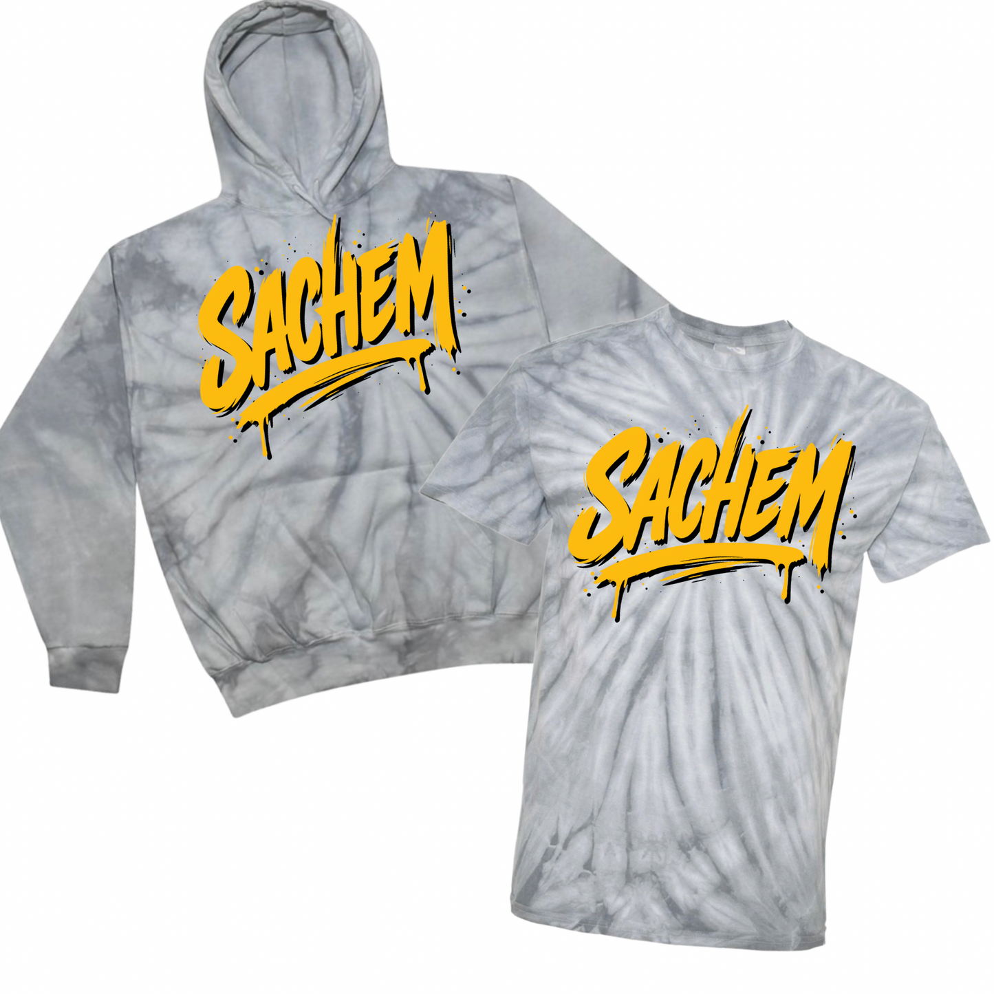 Sachem Drip Tie Dye | Nokomis Spiritwear Fundraiser | LI Spirit & Sports Apparel
