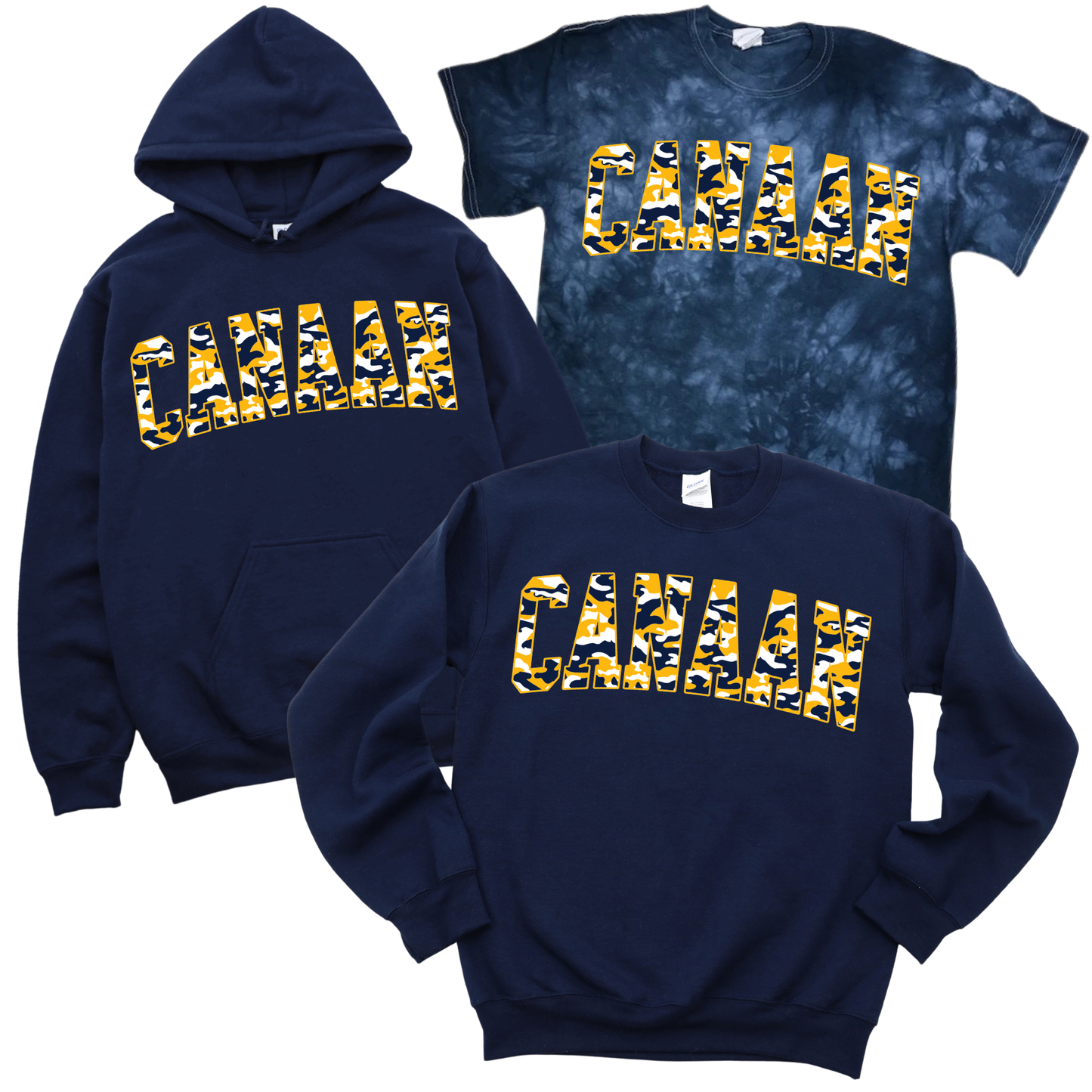 Canaan Camo - Navy | Canaan Spiritwear Fundraiser | LI Spirit & Sports Apparel