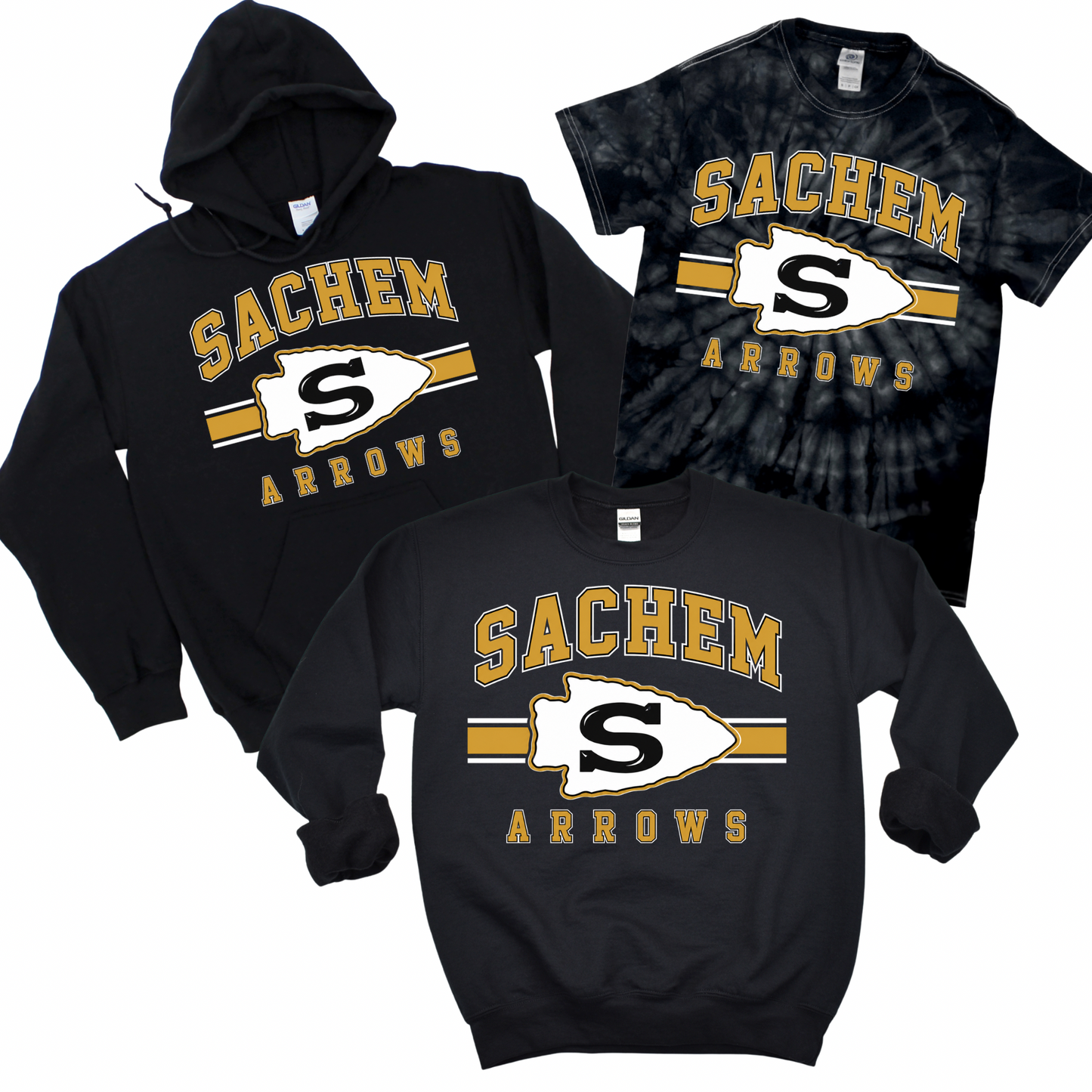 Sachem Victory Stripe - Black | Nokomis Elementary Spiritwear Fundraiser | LI Spirit & Sports Apparel