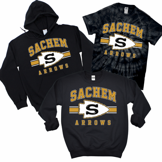 Sachem Victory Stripe - Black | Nokomis Elementary Spiritwear Fundraiser | LI Spirit & Sports Apparel