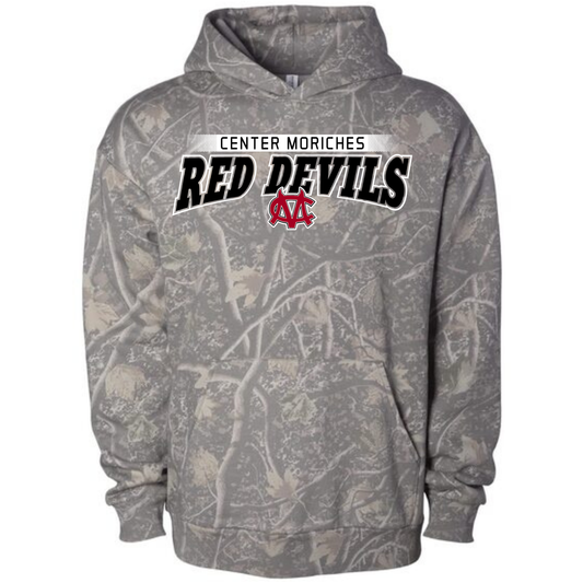 Center Moriches Red Devils Arch - Camo | Center Moriches HS Spiritwear Fundraiser | LI Spirit & Sports Apparel