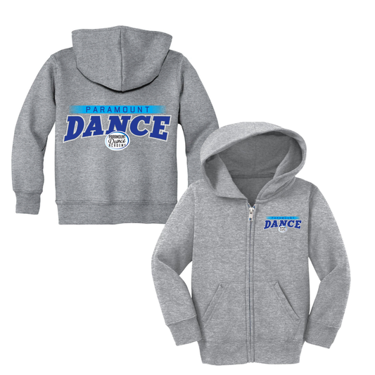 Toddler Paramount Dance Spirit Zip-Up Hoodie | Paramount Dance Academy | LI Spirit & Sports Apparel