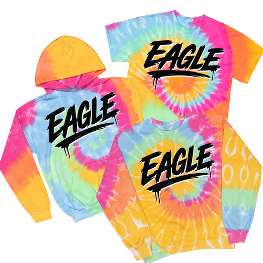 Drip Eagle Tie Dye | Eagle Elementary Spiritwear Fundraiser | LI Spirit & Sports Apparel