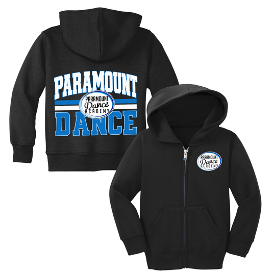 Toddler Paramount Dance Legacy Zip-Up Hoodie | Paramount Dance Academy | LI Spirit & Sports Apparel