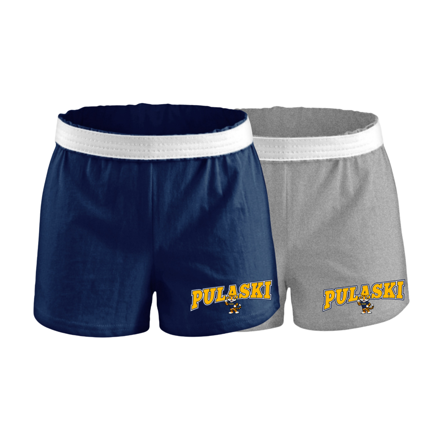 Pulaski Classic Arch Girls/Womens Shorts | Pulaski Road Spiritwear Fundraiser | LI Spirit & Sports Apparel