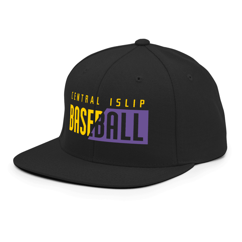 CI Split Baseball Snapback | CI Baseball Spiritwear Fundraiser | LI Spirit & Sports Apparel