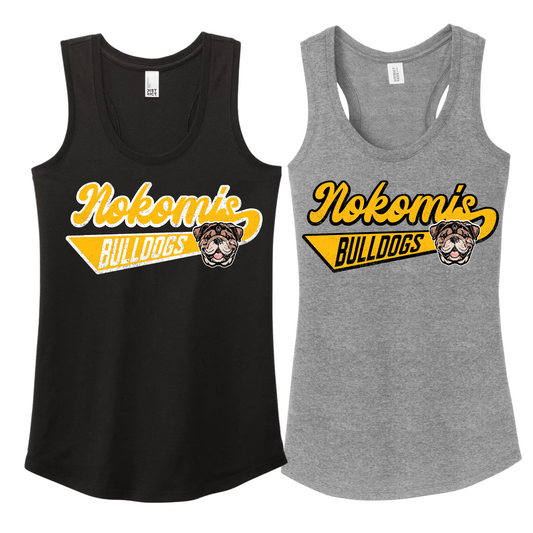 Retro Nokomis Girls/Womens Tank Top | Nokomis Spiritwear Fundraiser | LI Spirit & Sports Apparel