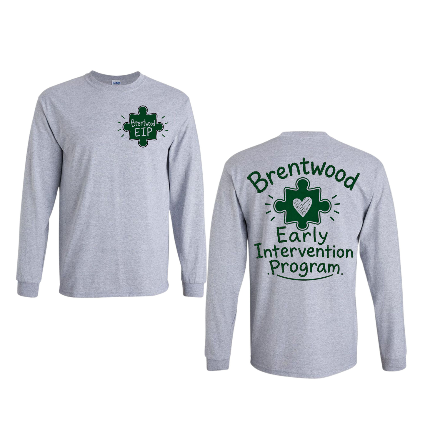 Brentwood EIP Program Pride - Athletic Gray | Brentwood EIP Spiritwear Fundraiser | LI Spirit & Sports Apparel