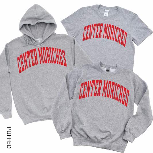 Puffed Varsity Center Moriches | Center Moriches MS Spiritwear Fundraiser | LI Spirit & Sports Apparel