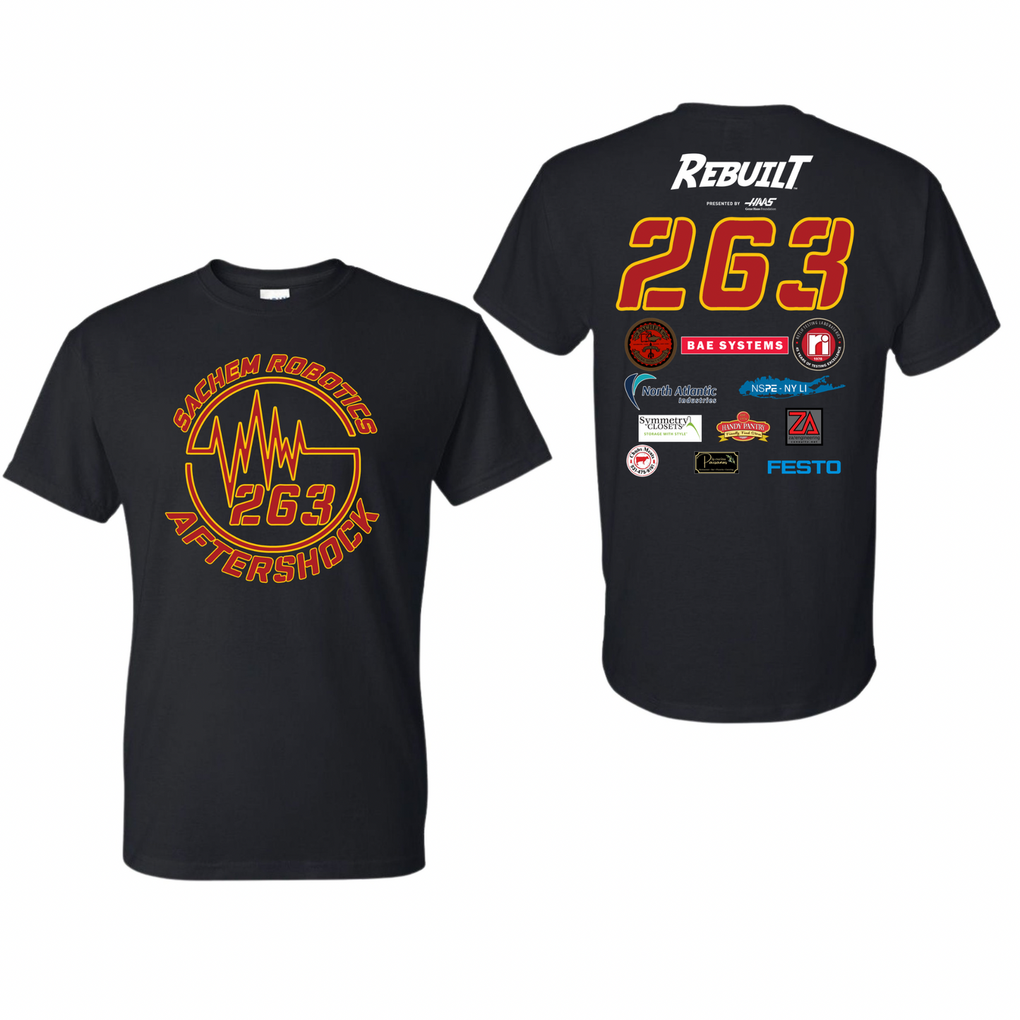 Sachem Robotics Aftershock - Black | Sachem Robotics Aftershock Apparel | LI Spirit & Sports Apparel
