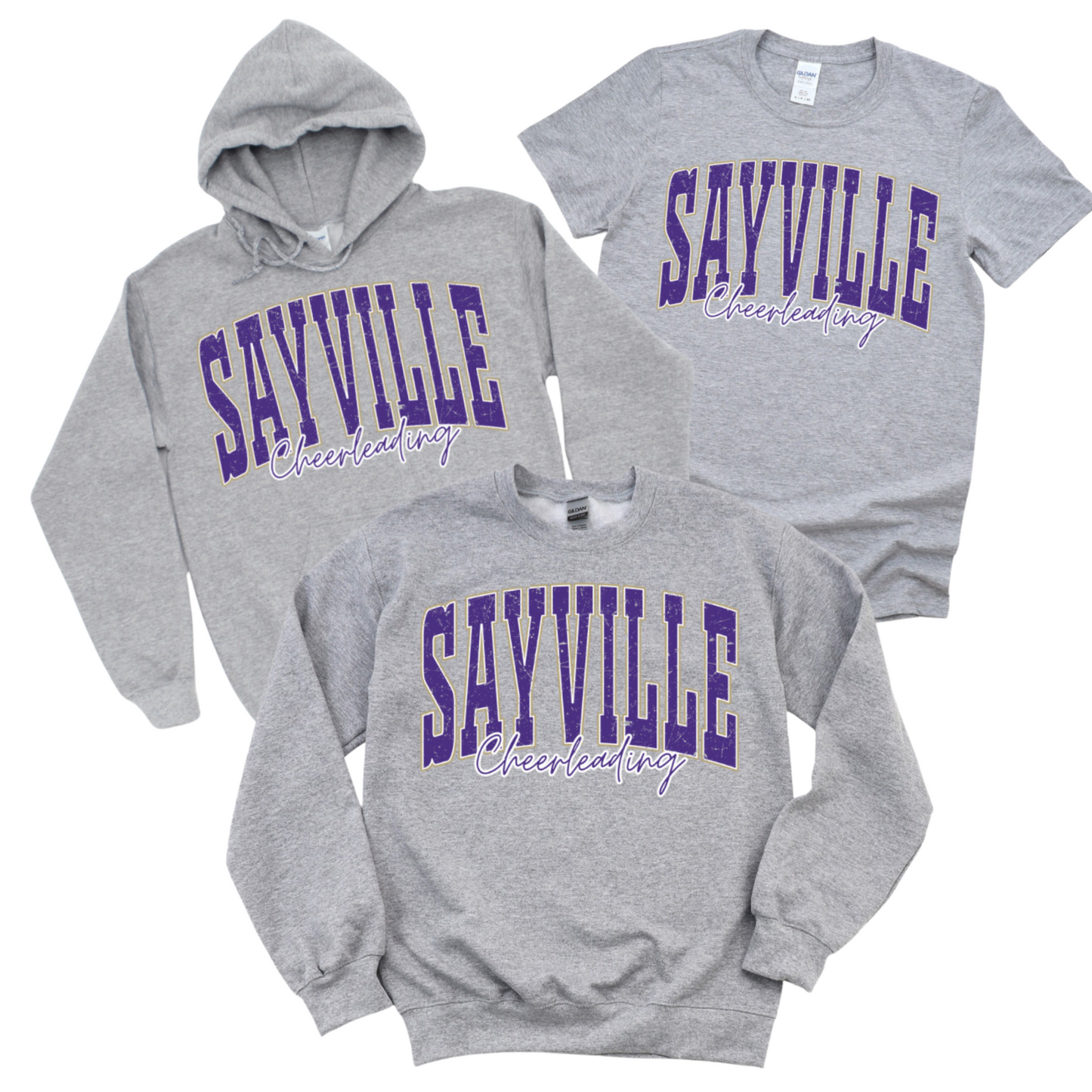 Varsity Sayville Cheerleading | Sayville Cheer Spiritwear Fundraiser | LI Spirit & Sports Apparel